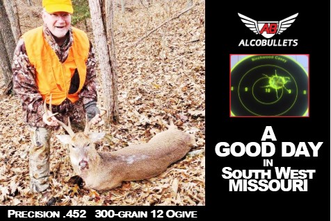 Precision .452 300-grain Practice makes for Successful Hunting